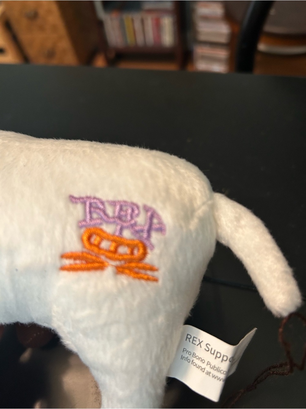 New Orleans Collectible Mardi Gras Krewe of Rex Bovine Cow Small Stuffed Animal
